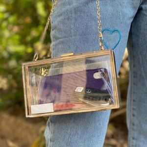 Transparent Clear Clutch